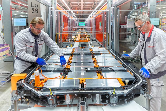 Audi Hungaria has already started series production of electric motors. Photo: AUDI AG