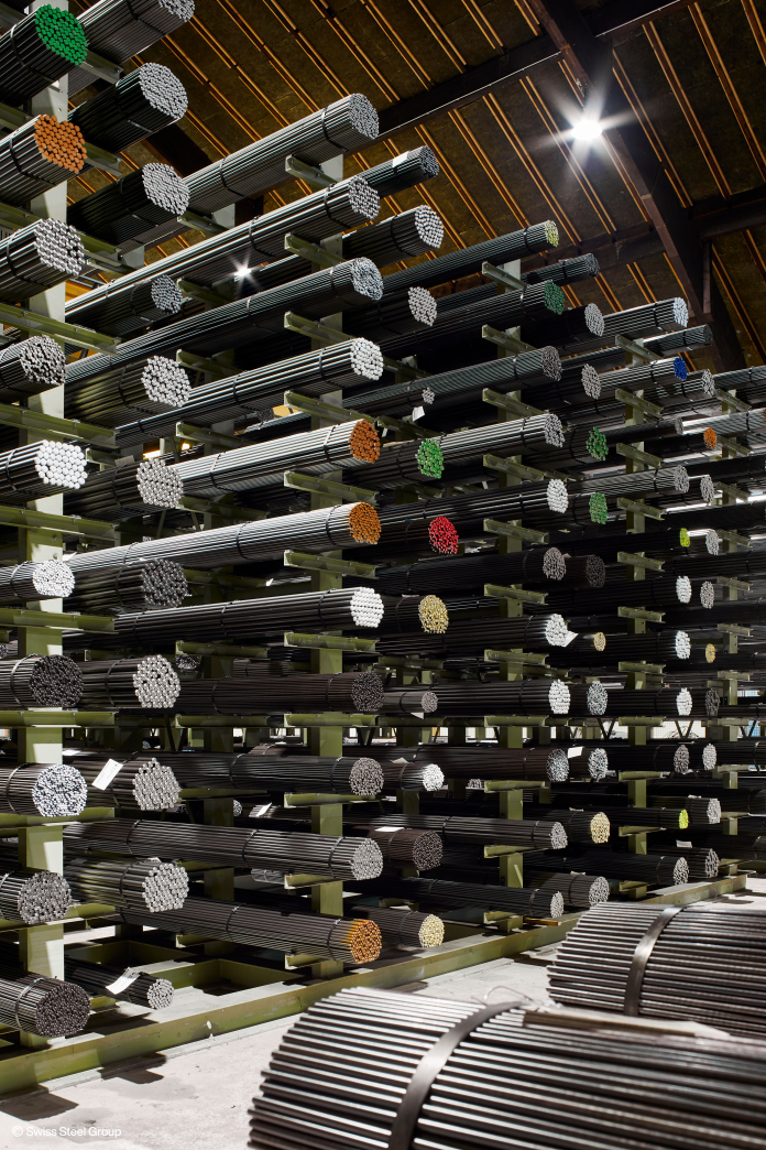Zum Portfolio von Swiss Steel Group gehören auch hochwertige Werkstoffe. Foto: Swiss Steel Group